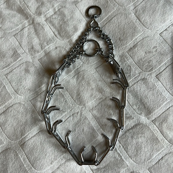 Sprenger prong dog collar and black coller - Picture 3 of 3